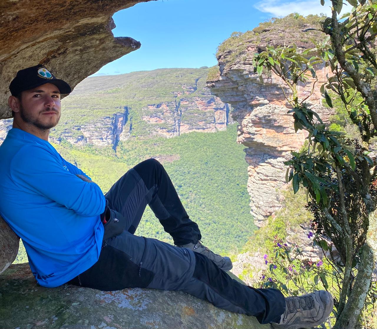 Foto do Guia Joel na Chapada Diamantina